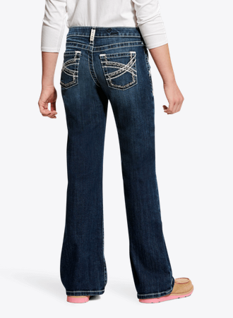 Ariat Girls Entwined Boot Cut Jeans